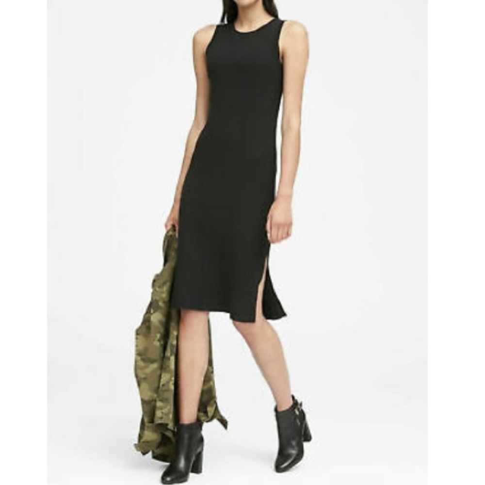 Black sweater dress